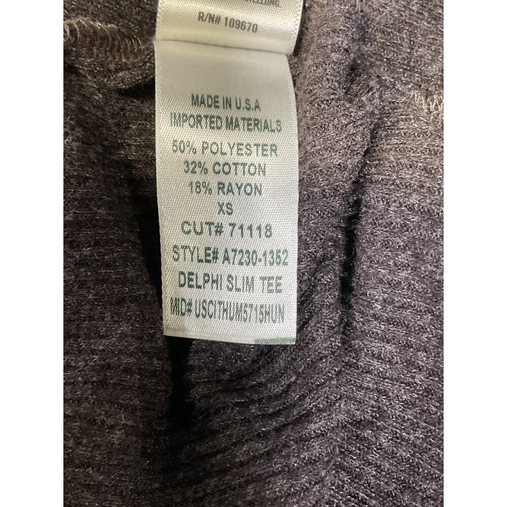 Agolde 'Delphi' Black Slim Tee Size Xs - image 5